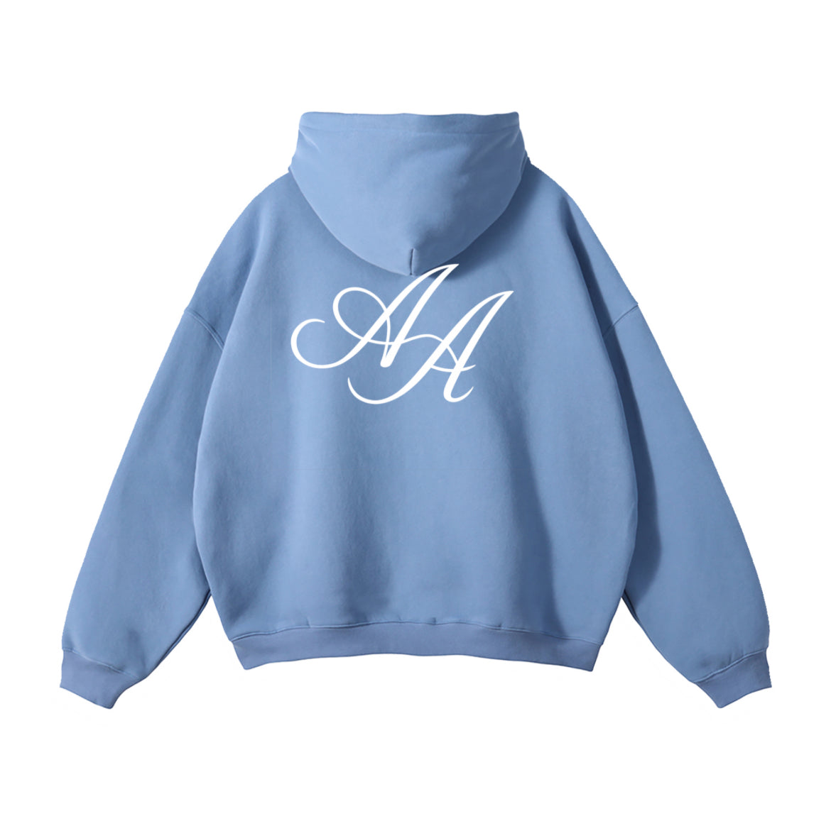 OVERSIZE AA MEDIUM BLUE HOODIE 350GSM