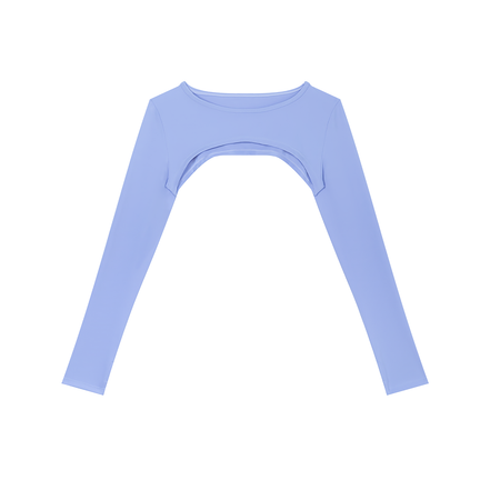 Atlast Cutout Long Sleeve Yoga Shrug