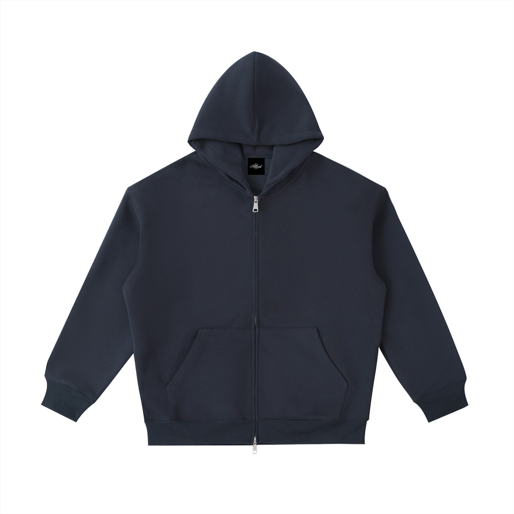 ESSENTIAL HEAVYWEIGHT ZIP HOODIE (BLANK)