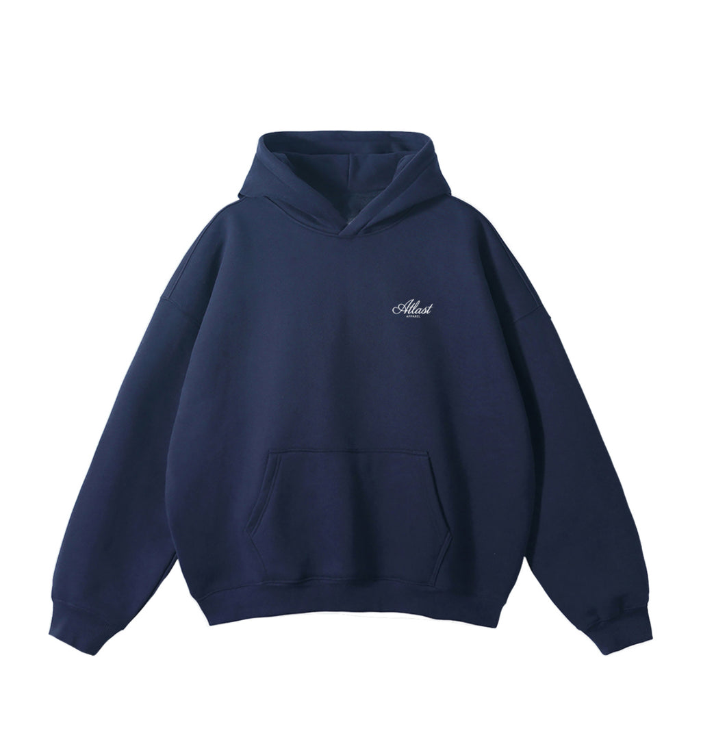 5. AA OVERSIZE NAVY BLUE HOODIE 350GSM