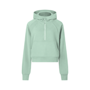 Atlast Cropped Half-Zip Hoodie