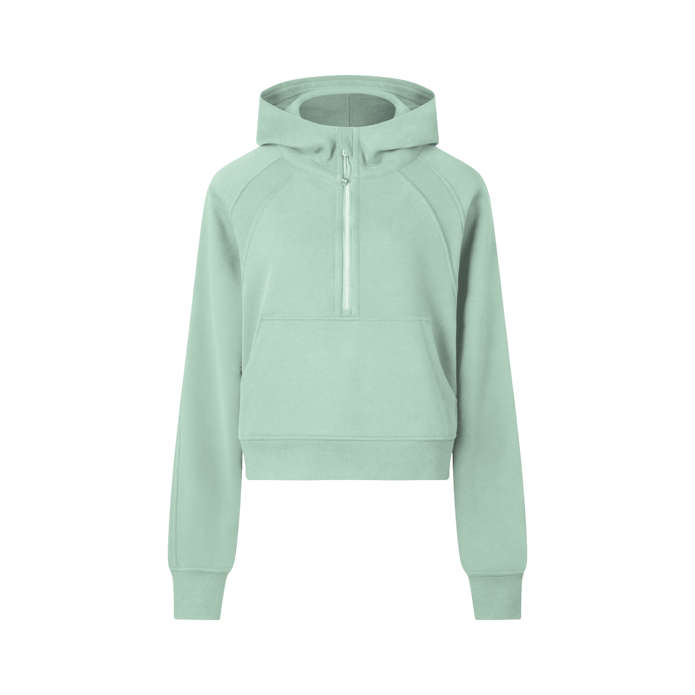 Atlast Cropped Half-Zip Hoodie