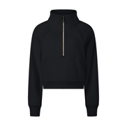 Atlast Cropped Half-Zip Sweatshirt
