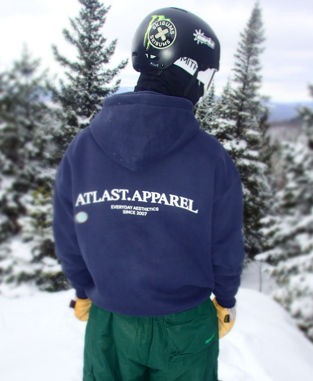 OVERSIZE ATLAST HOODIE 350GSM (BACK PRINT)