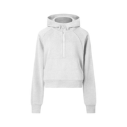 Atlast Cropped Half-Zip Hoodie
