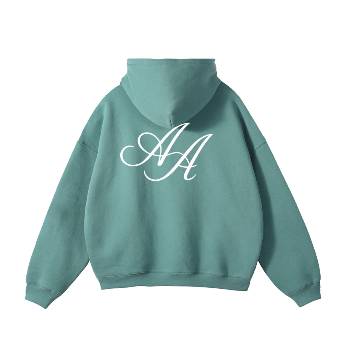 OVERSIZE AA MEDIUM GREEN HOODIE 350GSM