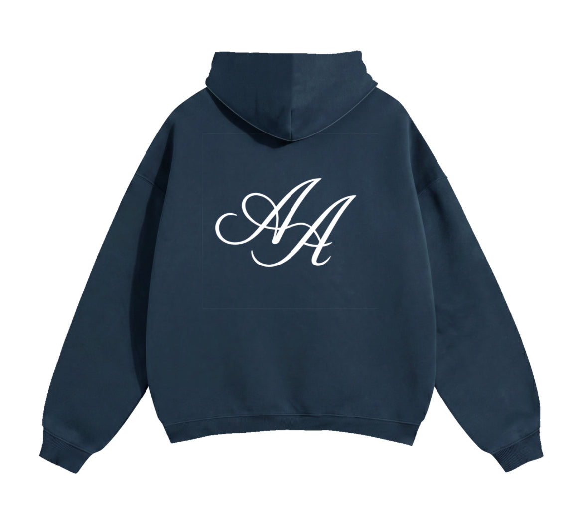 NAVY BLUE OVERSIZE HOODIE