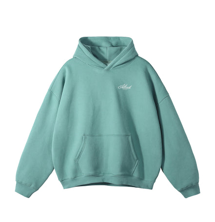 OVERSIZE AA MEDIUM GREEN HOODIE 350GSM