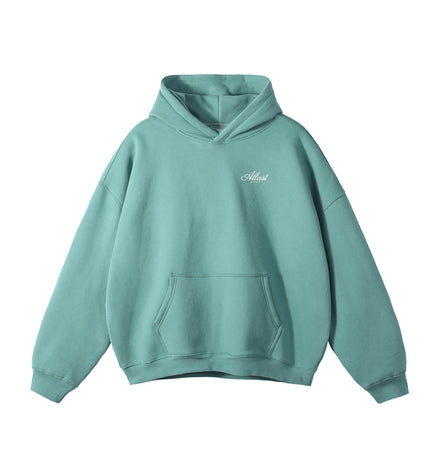 OVERSIZE AA MEDIUM GREEN HOODIE 350GSM