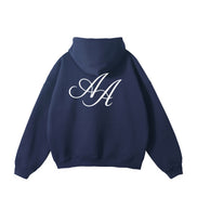 5. AA OVERSIZE NAVY BLUE HOODIE 350GSM
