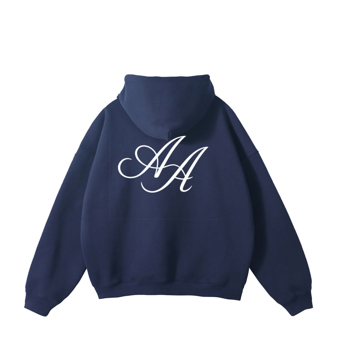 5. AA OVERSIZE NAVY BLUE HOODIE 350GSM