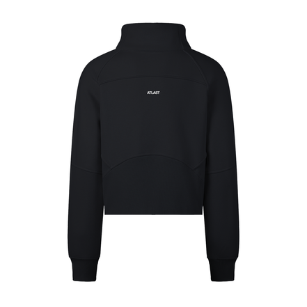 Atlast Cropped Half-Zip Sweatshirt