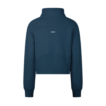 Atlast Cropped Half-Zip Sweatshirt