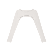 Atlast Cutout Long Sleeve Yoga Shrug