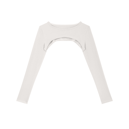 Atlast Cutout Long Sleeve Yoga Shrug