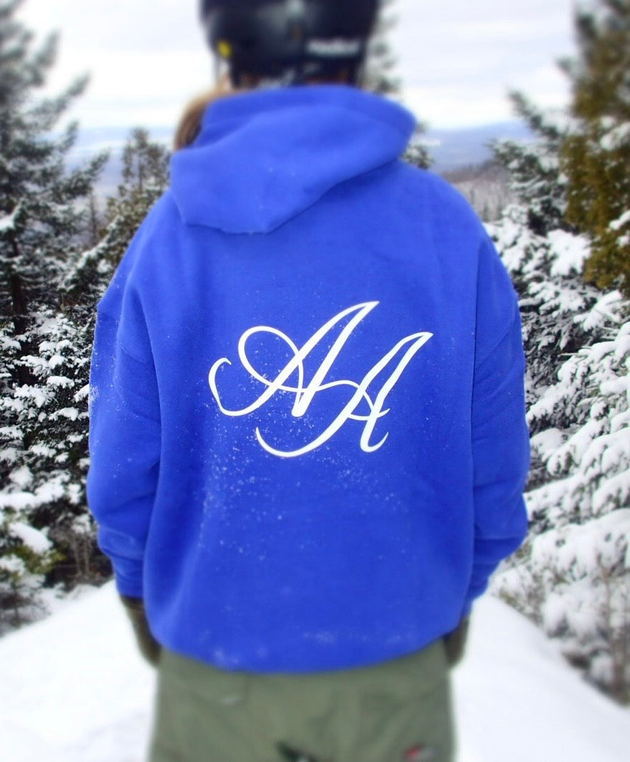 AA OVERSIZE KLEIN BLUE HOODIE 350GSM