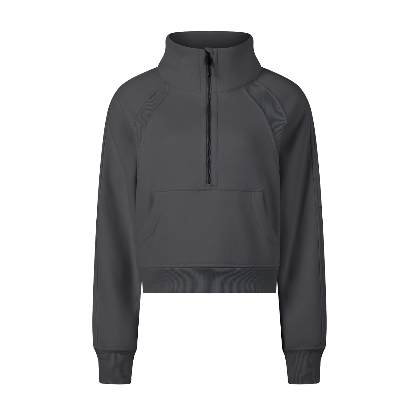Atlast Cropped Half-Zip Sweatshirt