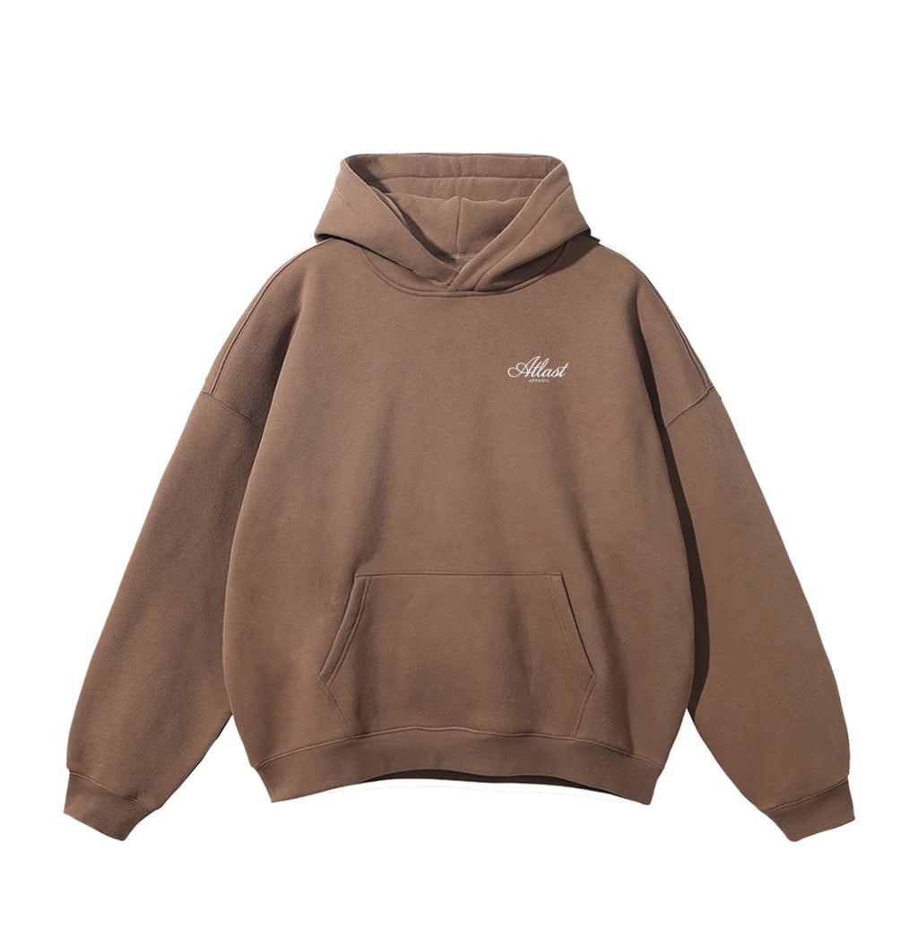 OVERSIZE AA BROWN HOODIE 350GSM