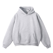 OVERSIZE AA FLOWER GRAY HOODIE 350GSM