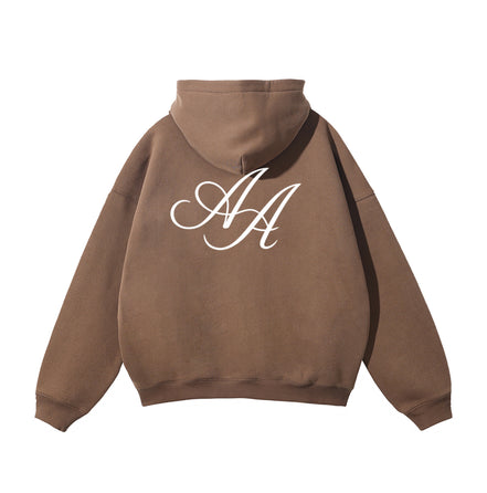 OVERSIZE AA BROWN HOODIE 350GSM