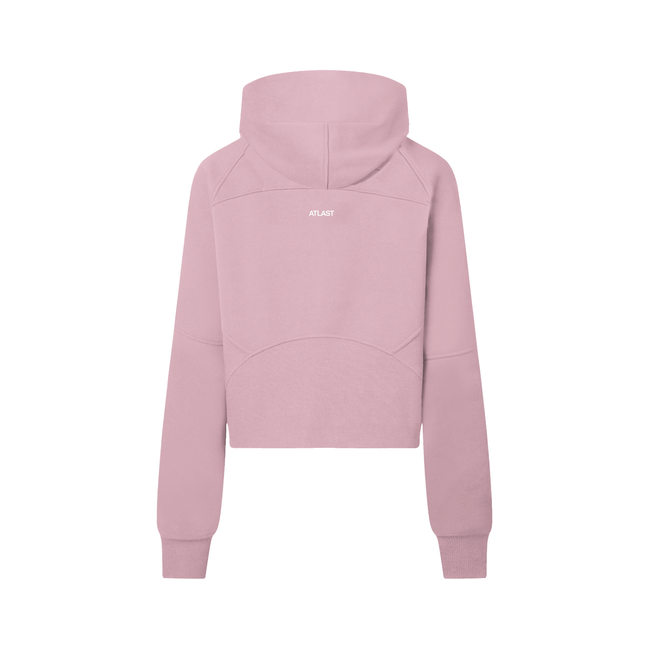 Atlast Cropped Half-Zip Hoodie