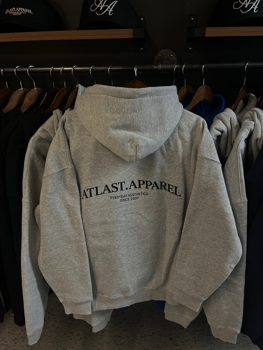 2. OVERSIZE ATLAST HOODIE (BACK PRINT)