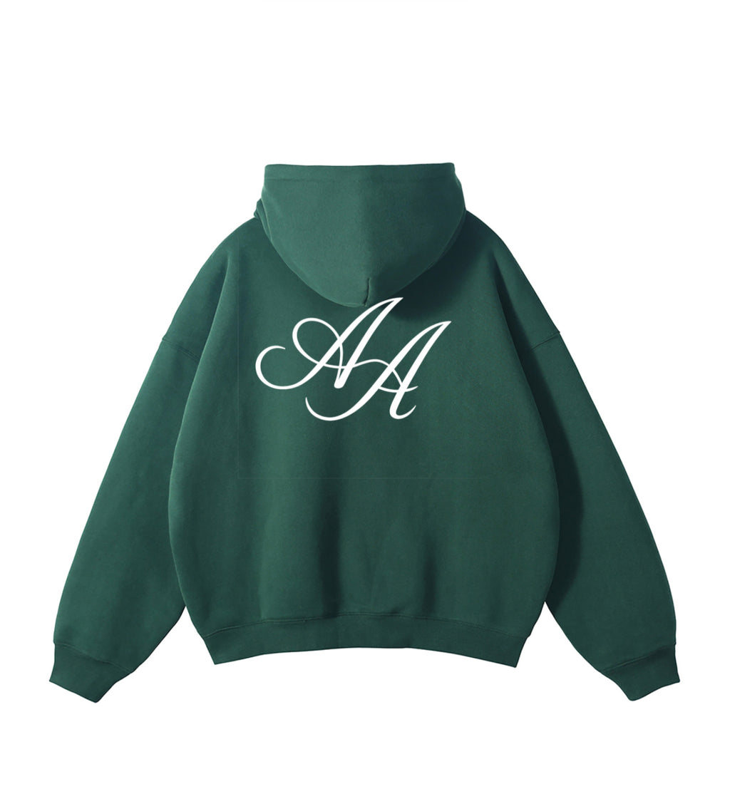 OVERSIZE AA EDEN GREEN HOODIE 350GSM