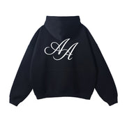 OVERSIZE AA BLACK HOODIE 350GSM