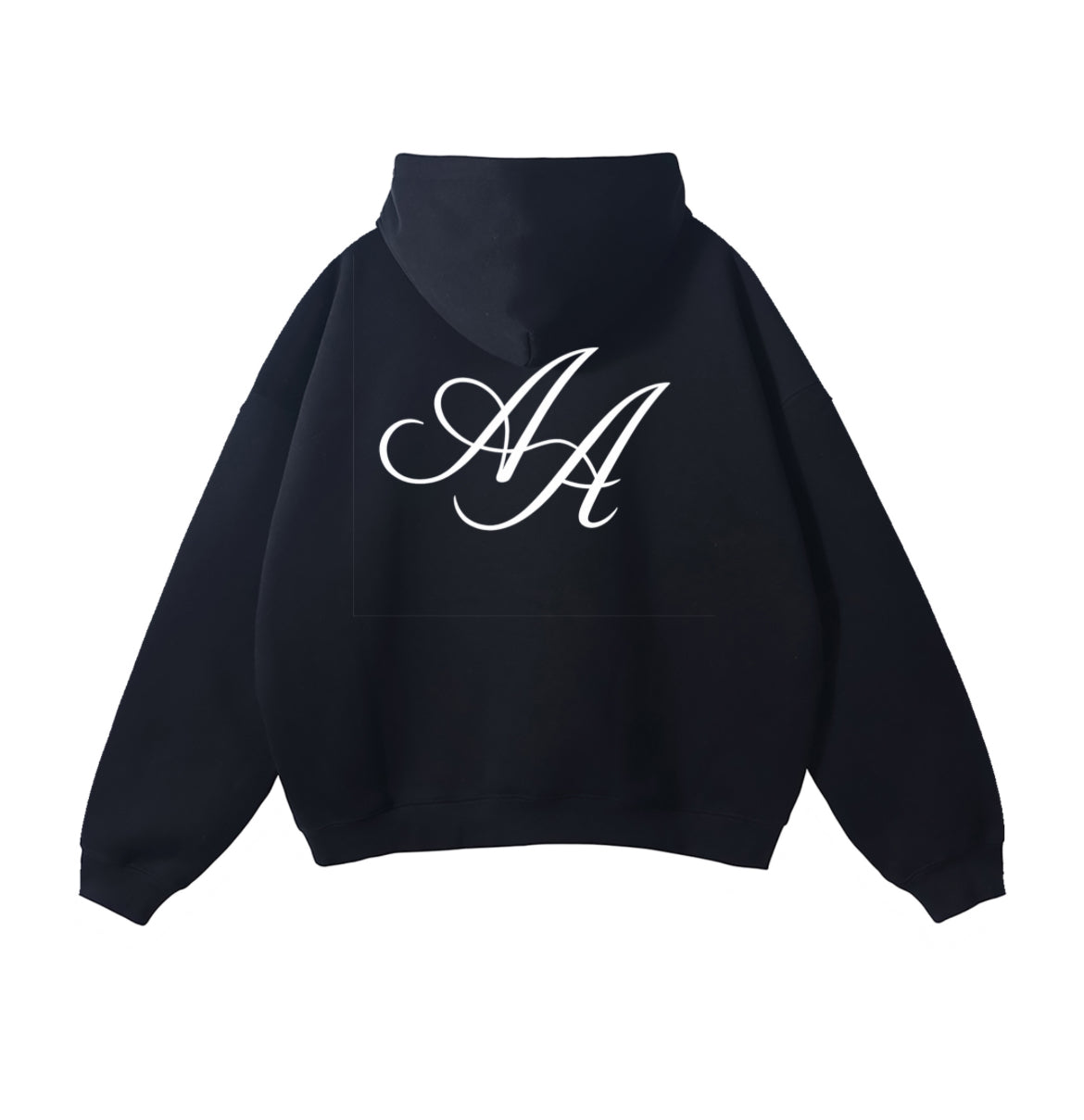 OVERSIZE AA BLACK HOODIE 350GSM