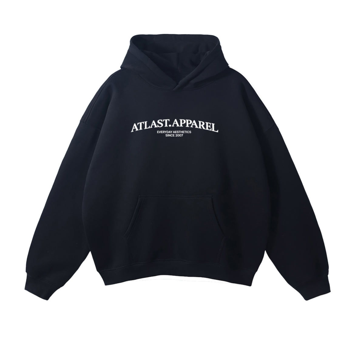 OVERSIZE ATLAST HOODIE 350 GSM (FRONT PRINT)