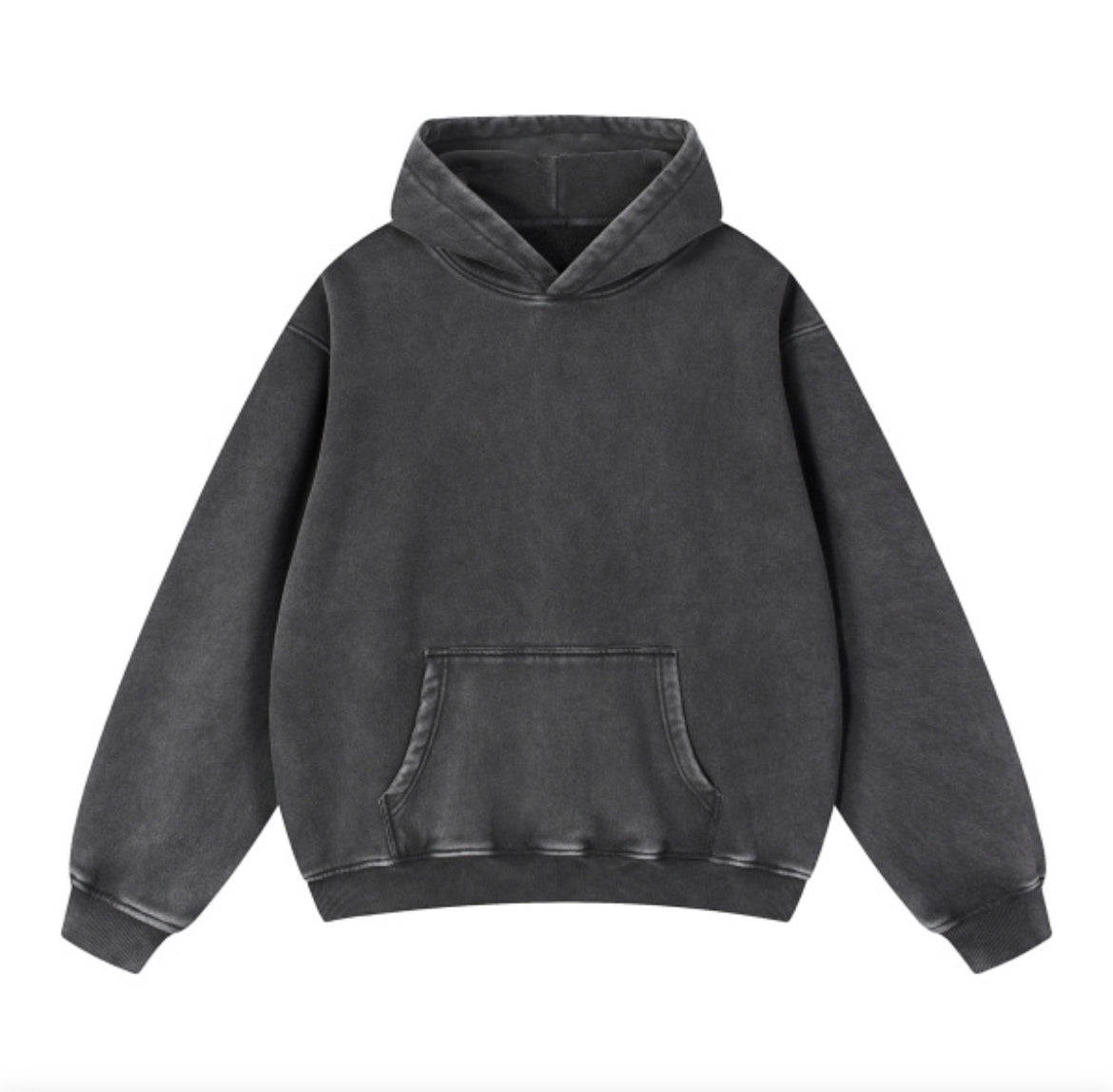 SNOW WASH FLEECE OVERSIZE (BLANK) HOODIE