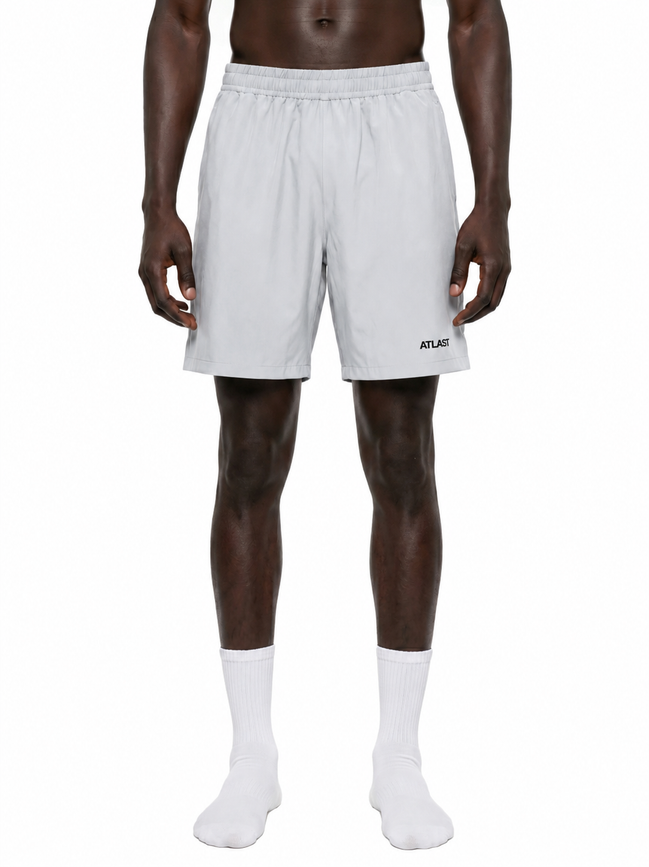 Men’s Solid Elastic Waist Shorts