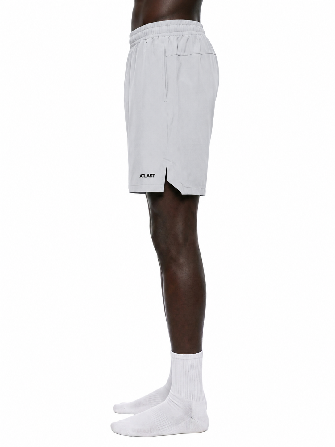 Men’s Solid Elastic Waist Shorts