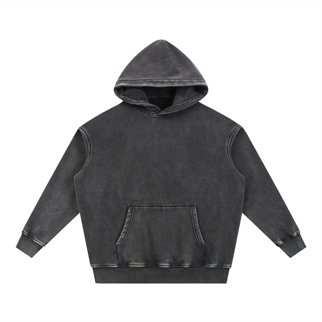 SNOW WASH FLEECE OVERSIZE (BLANK) HOODIE
