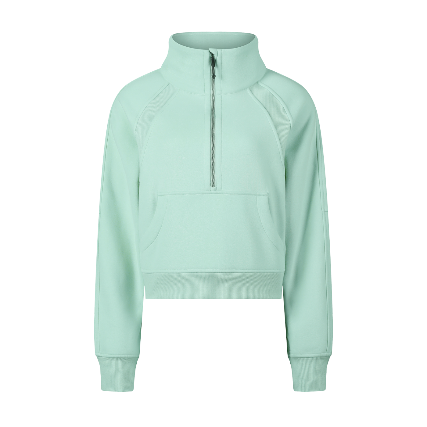 Atlast Cropped Half-Zip Sweatshirt