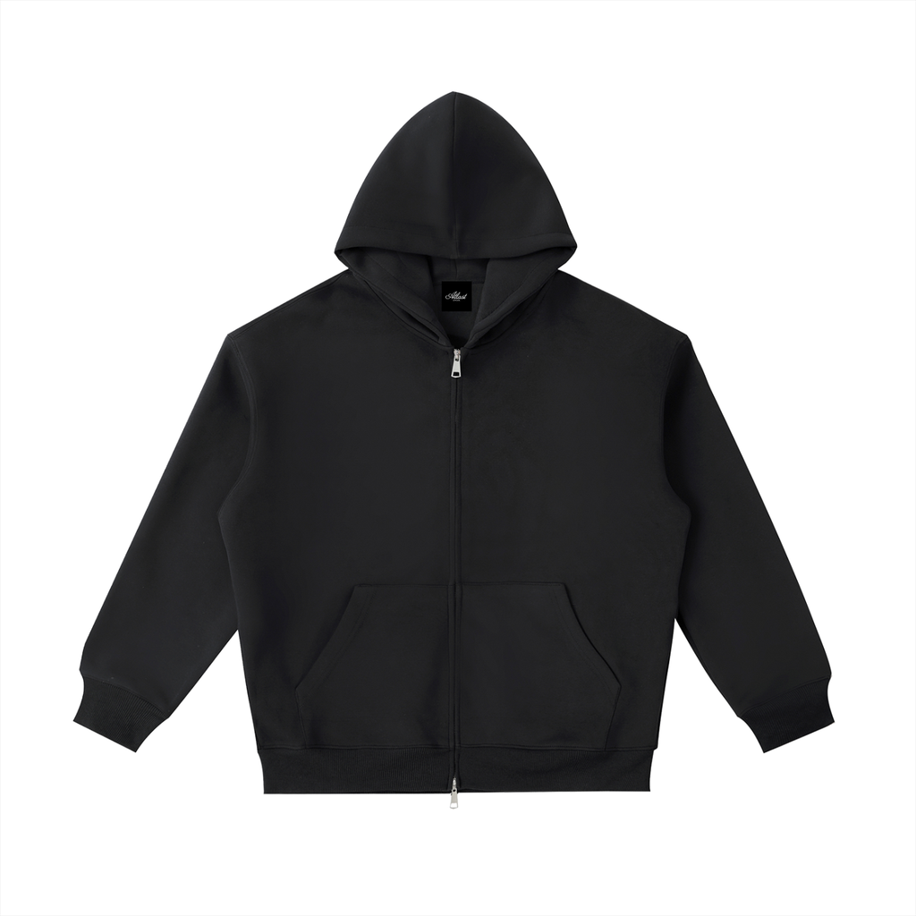 ESSENTIAL HEAVYWEIGHT ZIP HOODIE (BLANK)