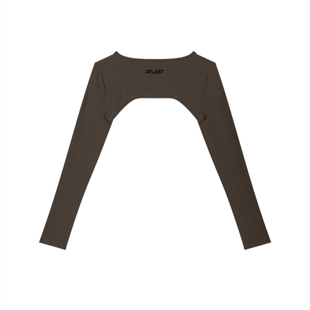 Atlast Cutout Long Sleeve Yoga Shrug