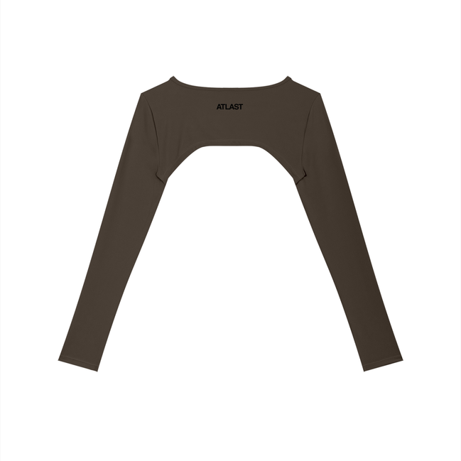 Atlast Cutout Long Sleeve Yoga Shrug