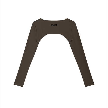 Atlast Cutout Long Sleeve Yoga Shrug
