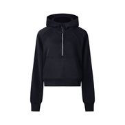 Atlast Cropped Half-Zip Hoodie