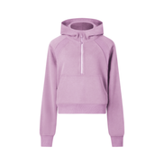 Atlast Cropped Half-Zip Hoodie