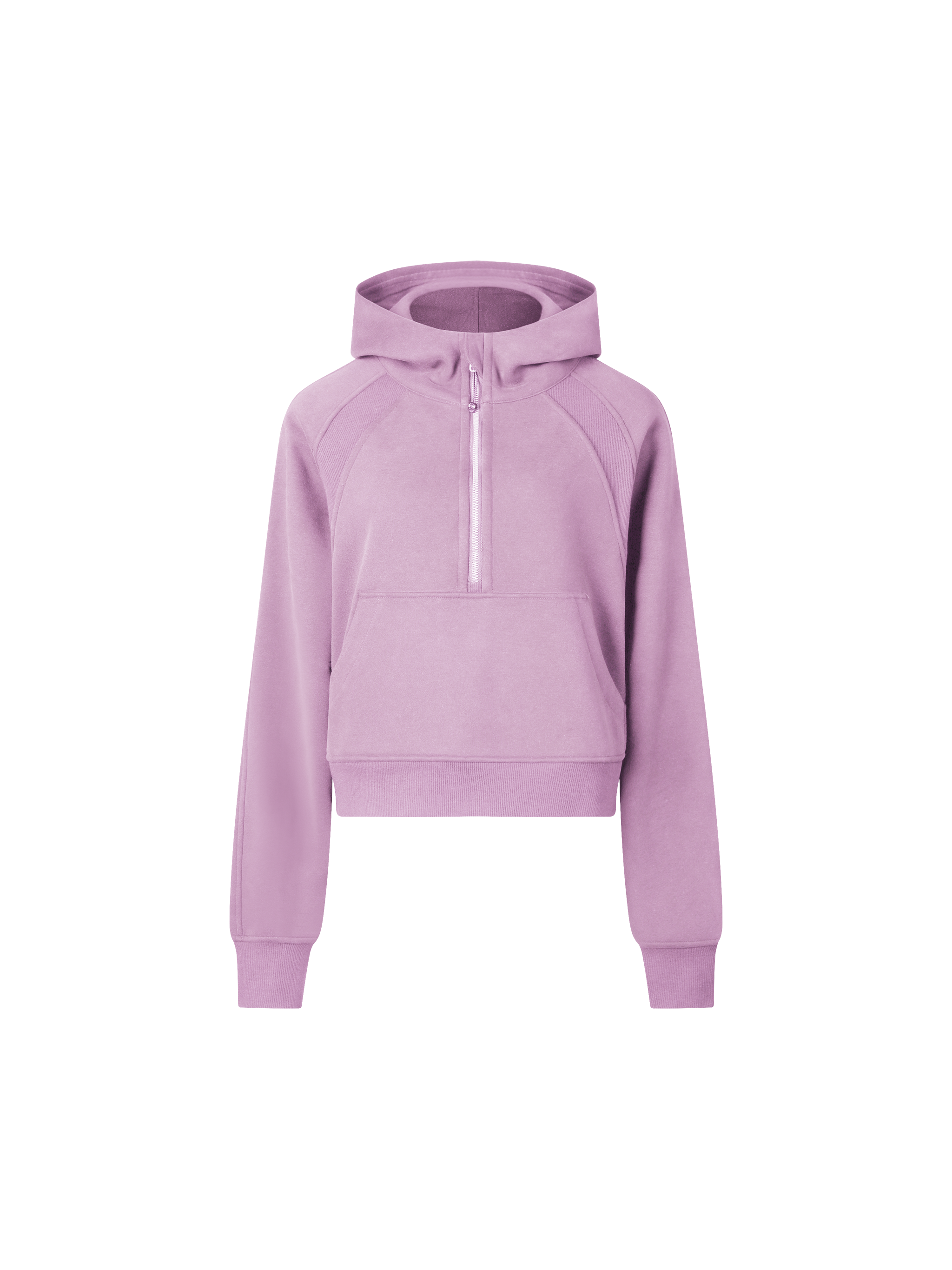 Atlast Cropped Half-Zip Hoodie