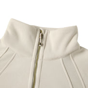 Atlast Cropped Half-Zip Sweatshirt