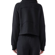 Atlast Cropped Half-Zip Sweatshirt