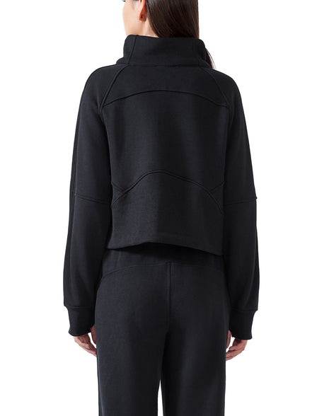 Atlast Cropped Half-Zip Sweatshirt