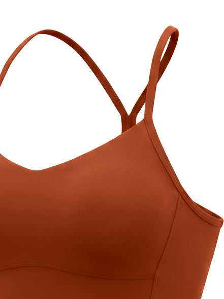 Atlast Solid Color Yoga Sports Bra