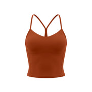 Atlast Solid Color Yoga Sports Bra