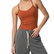 Atlast Solid Color Yoga Sports Bra