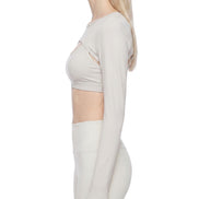 Atlast Cutout Long Sleeve Yoga Shrug